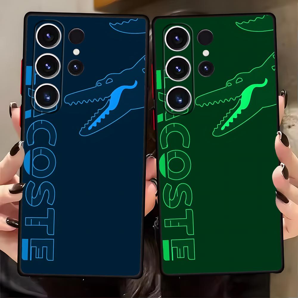 Phone Cases Brands - Luxe merk L-LA-COSTEs telefoonhoesje voor Samsung