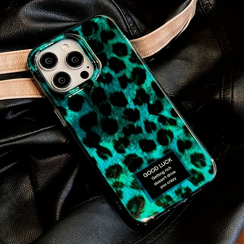 Phone Cases Otterbox - Retro Laser Schattige Luipaardprint Telefoonhoesje Voor
