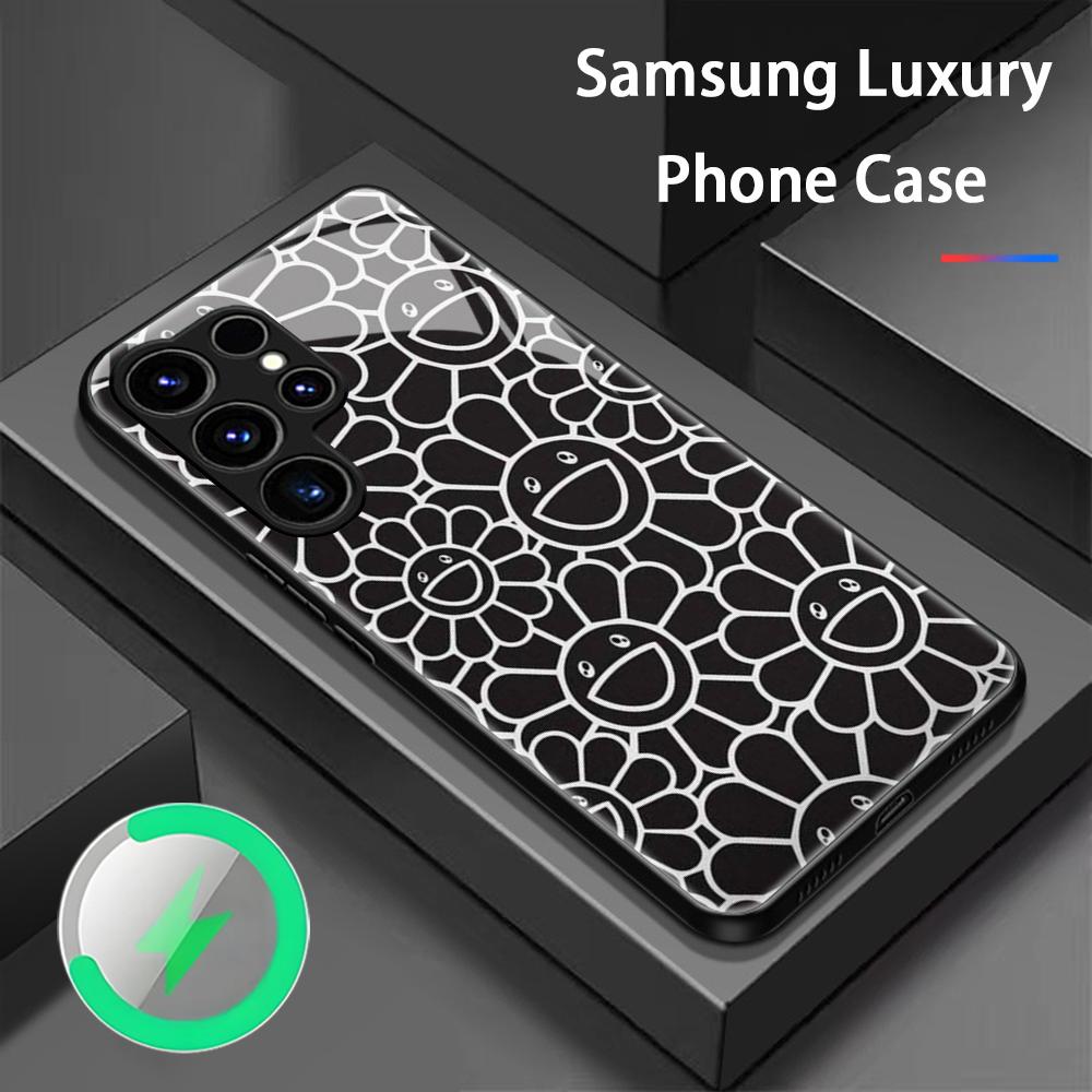 Phone Cases Samsung S24 - Zonnebloem Japan Schilderij M-Murakami Telefoonhoesje voor