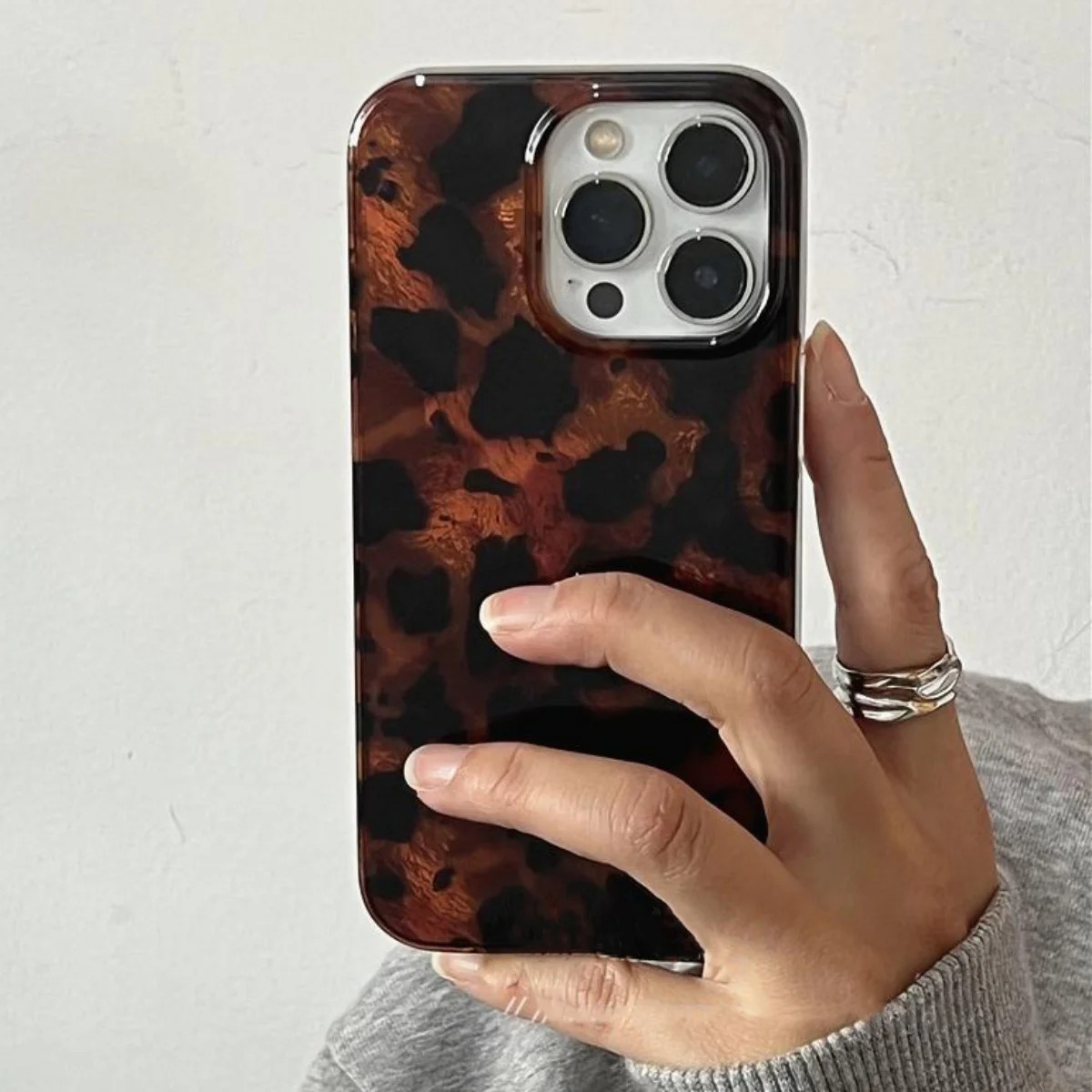Phone Cases Otterbox - Retro Amber Textuur Laser Telefoonhoesje voor