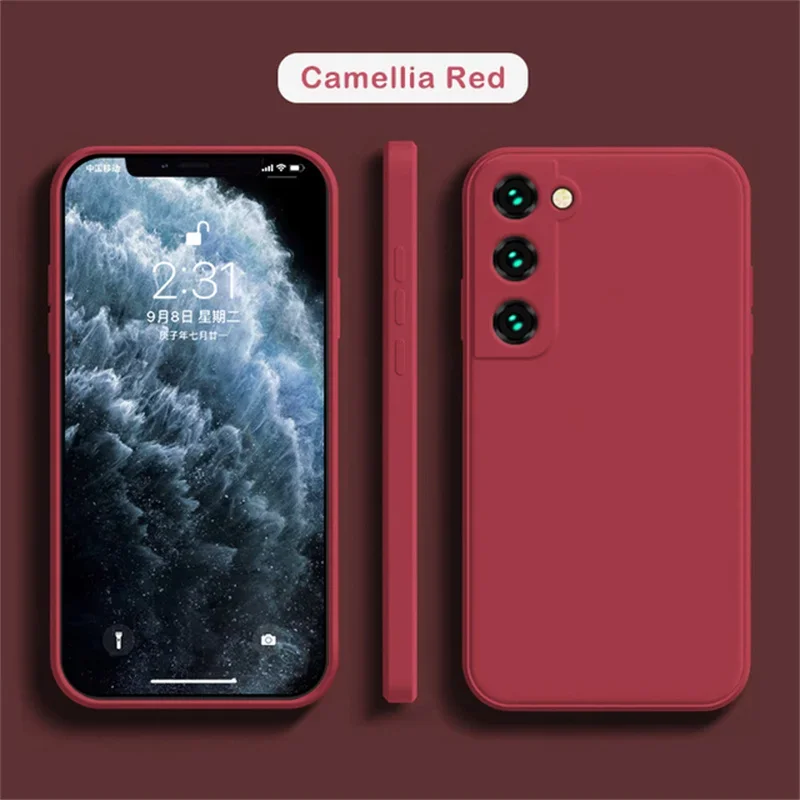 Phone Cases Burga - Zachte Vloeibare Siliconen Cover Case Voor