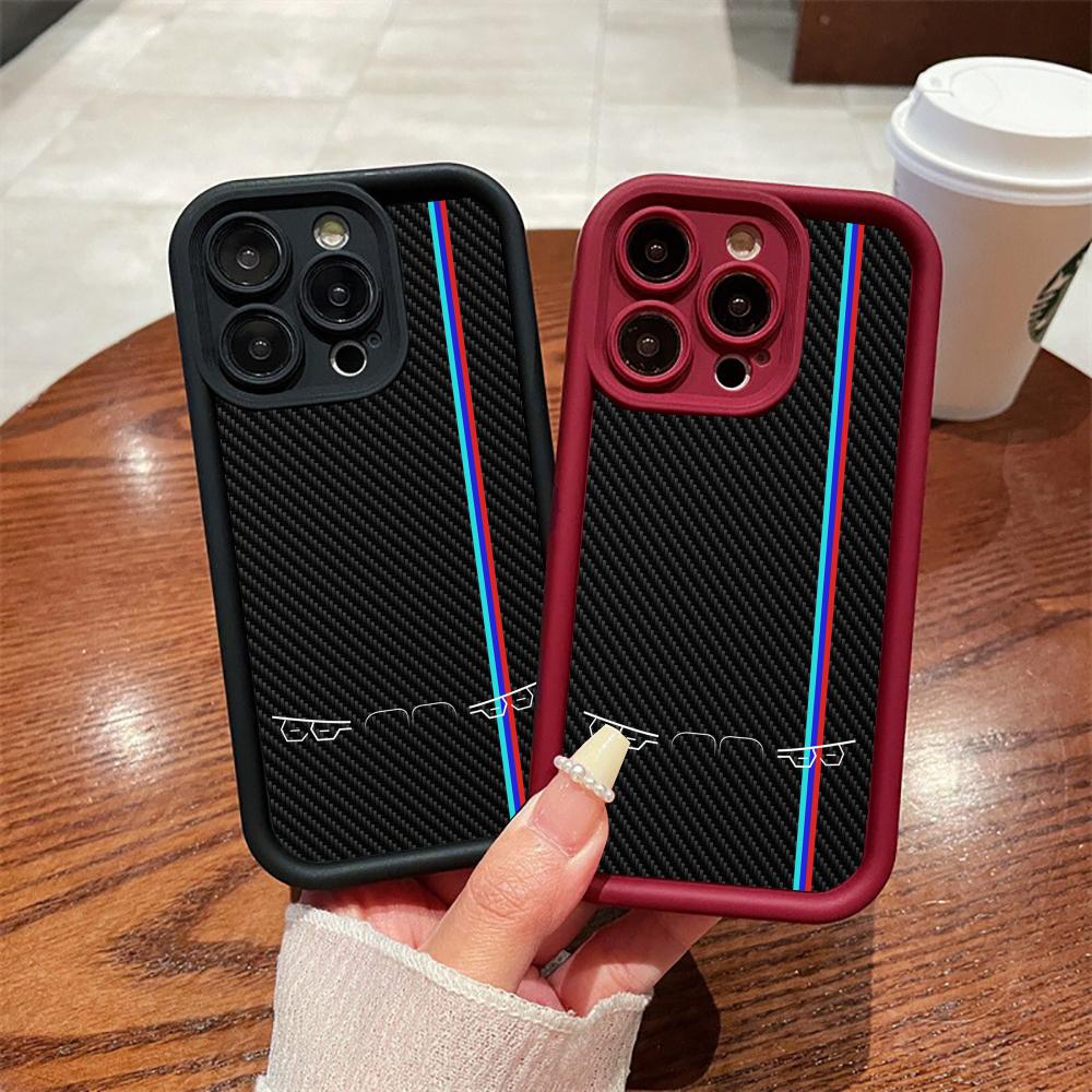 Phone Cases Otterbox - Coole autolampjes carbon matte telefoonhoesje voor