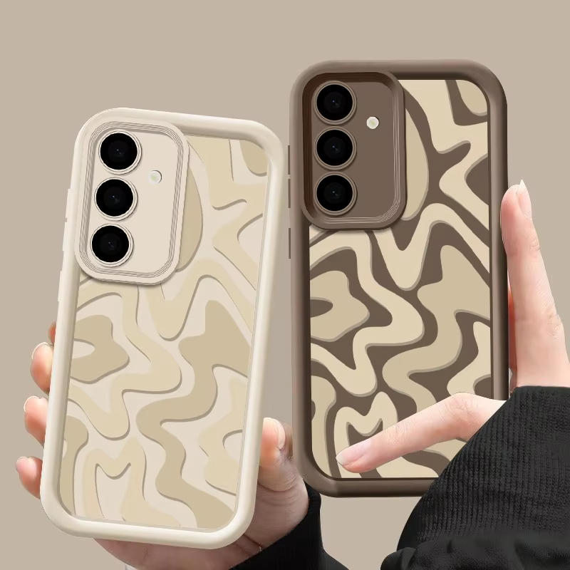 Phone Cases Burga - Gestreept Patroon Telefoon Case Voor Samsung