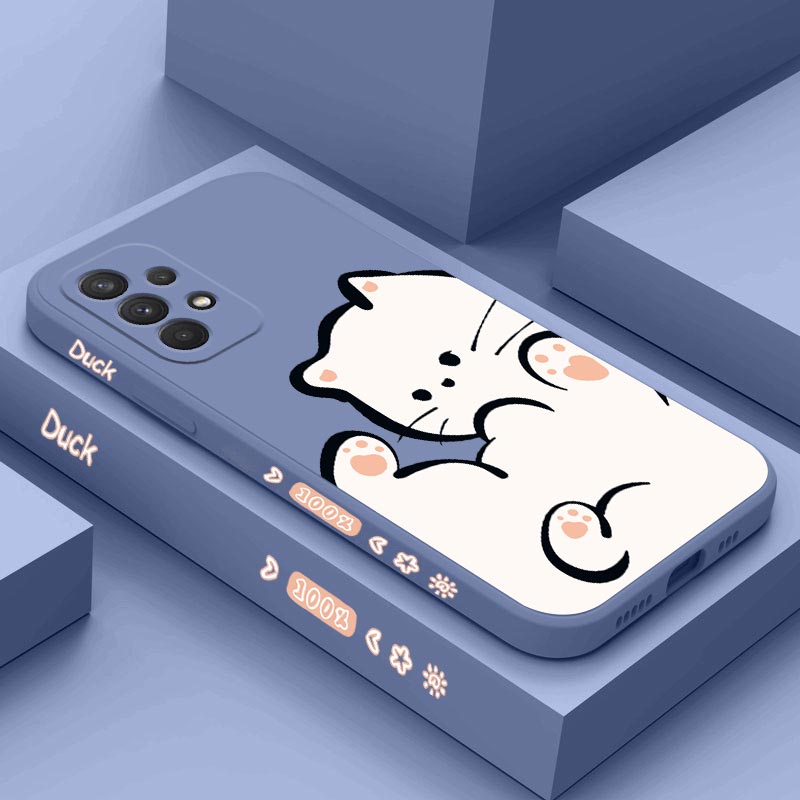 Witte Wolk Kat Siliconen Telef - Phone Cases Burga recensie en prijs