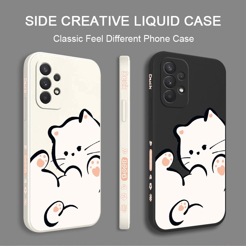 Witte Wolk Kat Siliconen Telef - Phone Cases Burga recensie en prijs