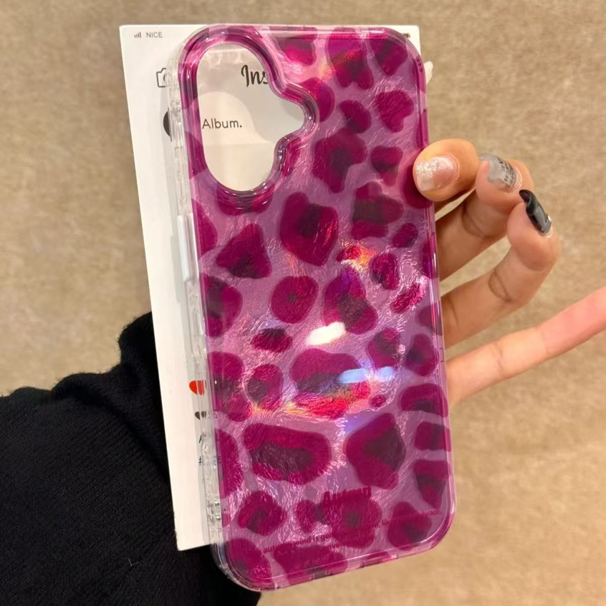 Paarse luipaardprint telefoonh - Phone Cases Otterbox recensie en prijs
