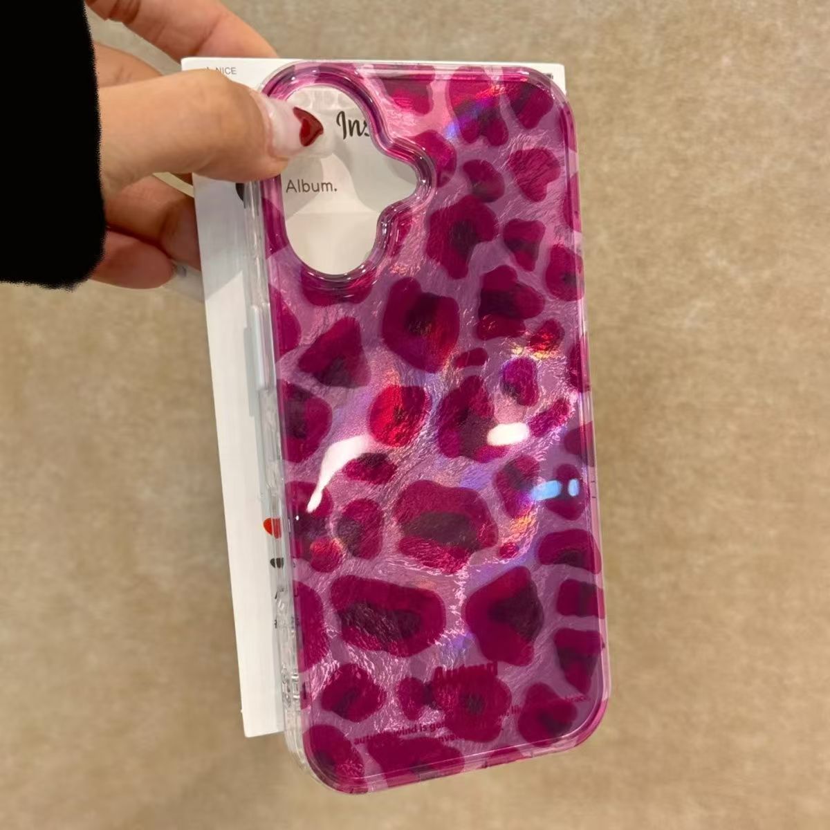 Paarse luipaardprint telefoonh - Phone Cases Otterbox recensie en prijs