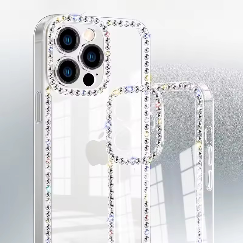Glitter Bling Diamond Clear Te - Phone Cases Loopy recensie en prijs