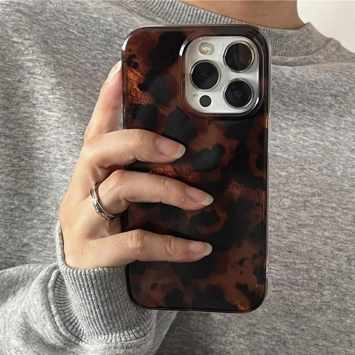 Retro Amber Textuur Laser Tele - Phone Cases Otterbox recensie en prijs