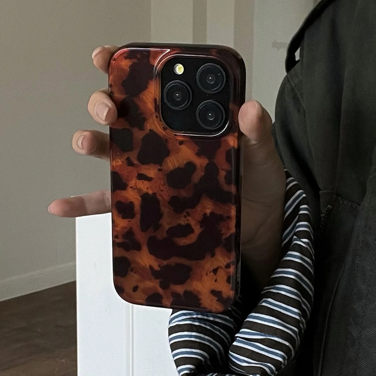 Retro Amber Textuur Laser Tele - Phone Cases Otterbox recensie en prijs