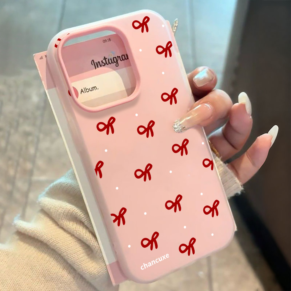 Minimalistische Bow Girl INS t - Phone Cases Girls recensie en prijs