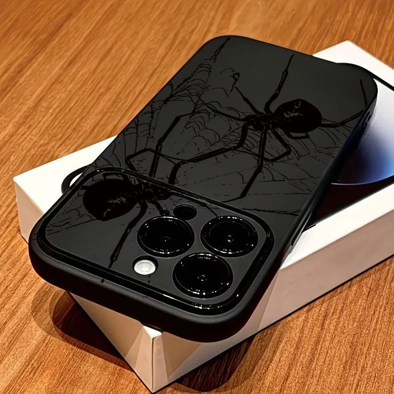 Coole Zwarte Spin-Patroon Tele - Phone Cases Otterbox recensie en prijs